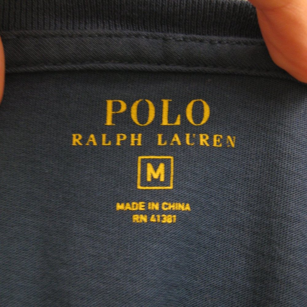 NWOT blue Polo Ralph Lauren tee shirt M medium - Picture 4 of 4